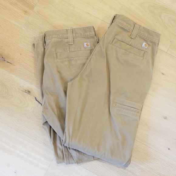 carhartt relaxed fit khaki pants